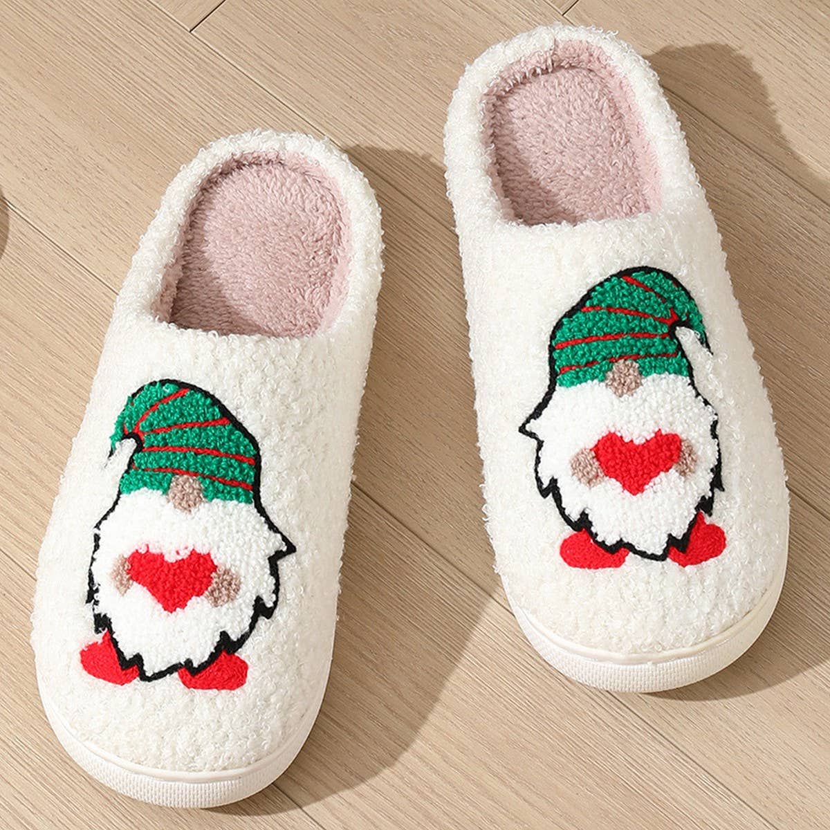 HOME CHRISTMAS CUTE DWARF WARM COTTON SLIPPERS