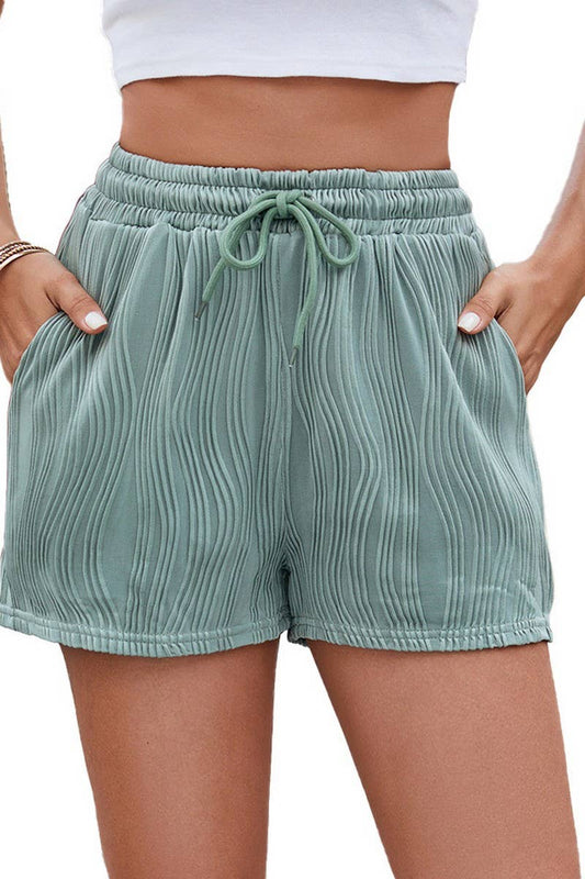 CWBSP0563_SOLID DRAWSTRING POCKET CASUAL SHORTS