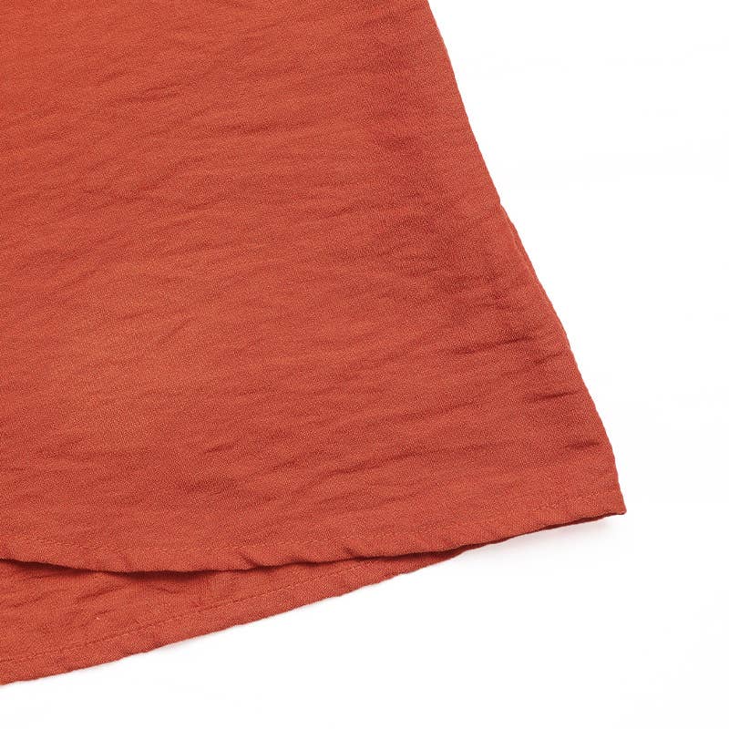 Trendy Tie-Front Shirt and Shorts Two-Piece Set