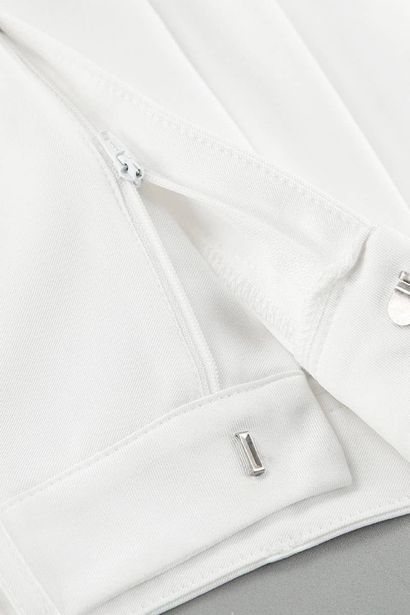 CWBLP1712_WHITE HIGH WAIST CASUAL WIDE LEG TROUSERS