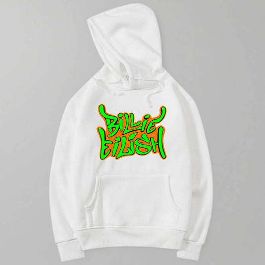 Hip-hop trend printed loose basic hoodie