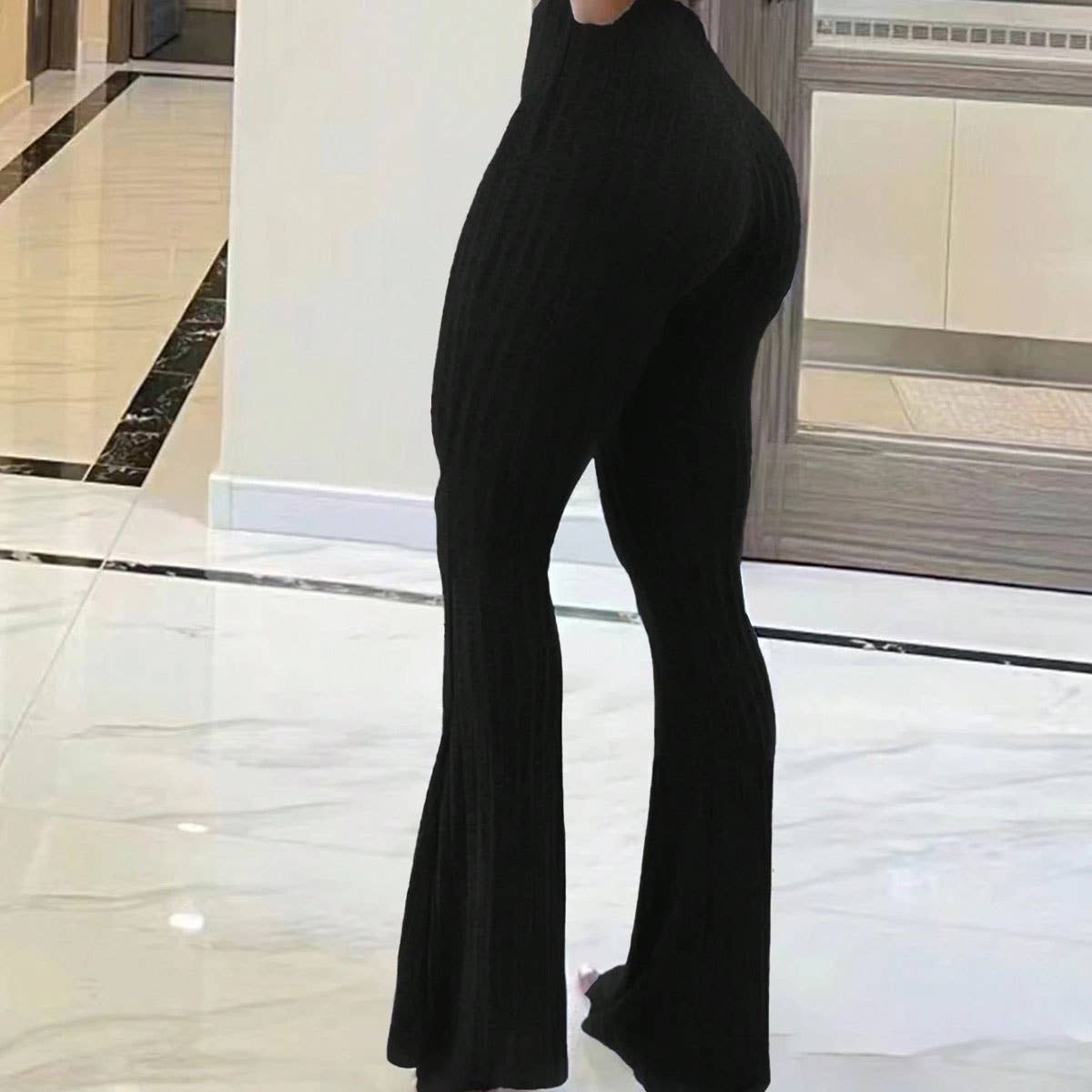 HIGH-WAISTED BODYFITTING SPORTS CASUAL PANTS