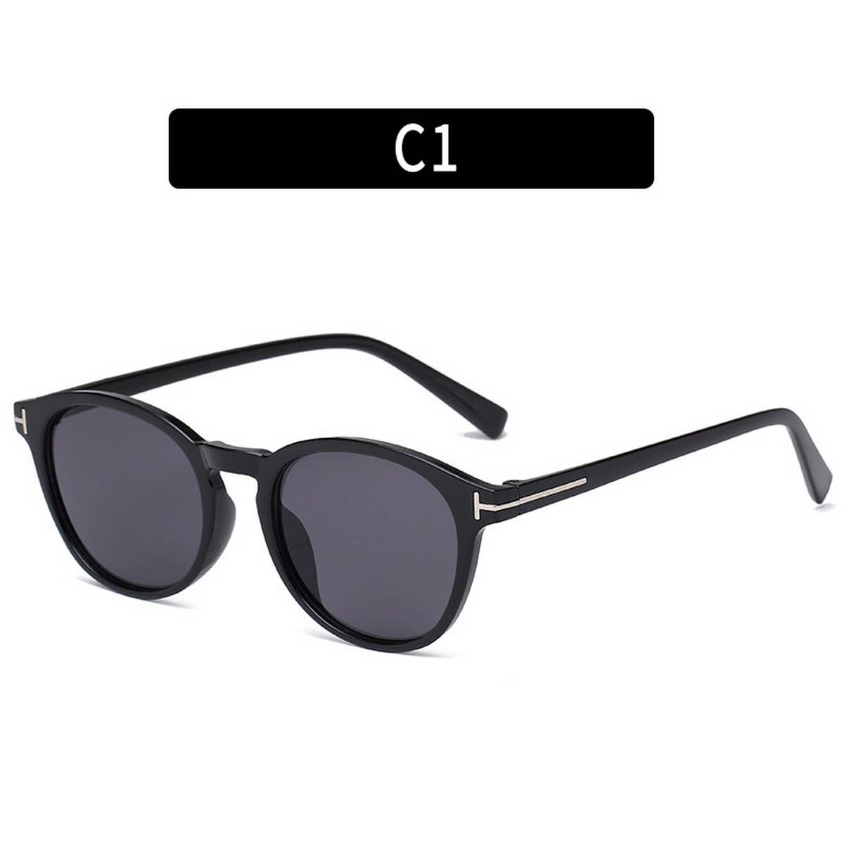 NEW FASHION RETRO ROUND FRAME SUNGLASSES