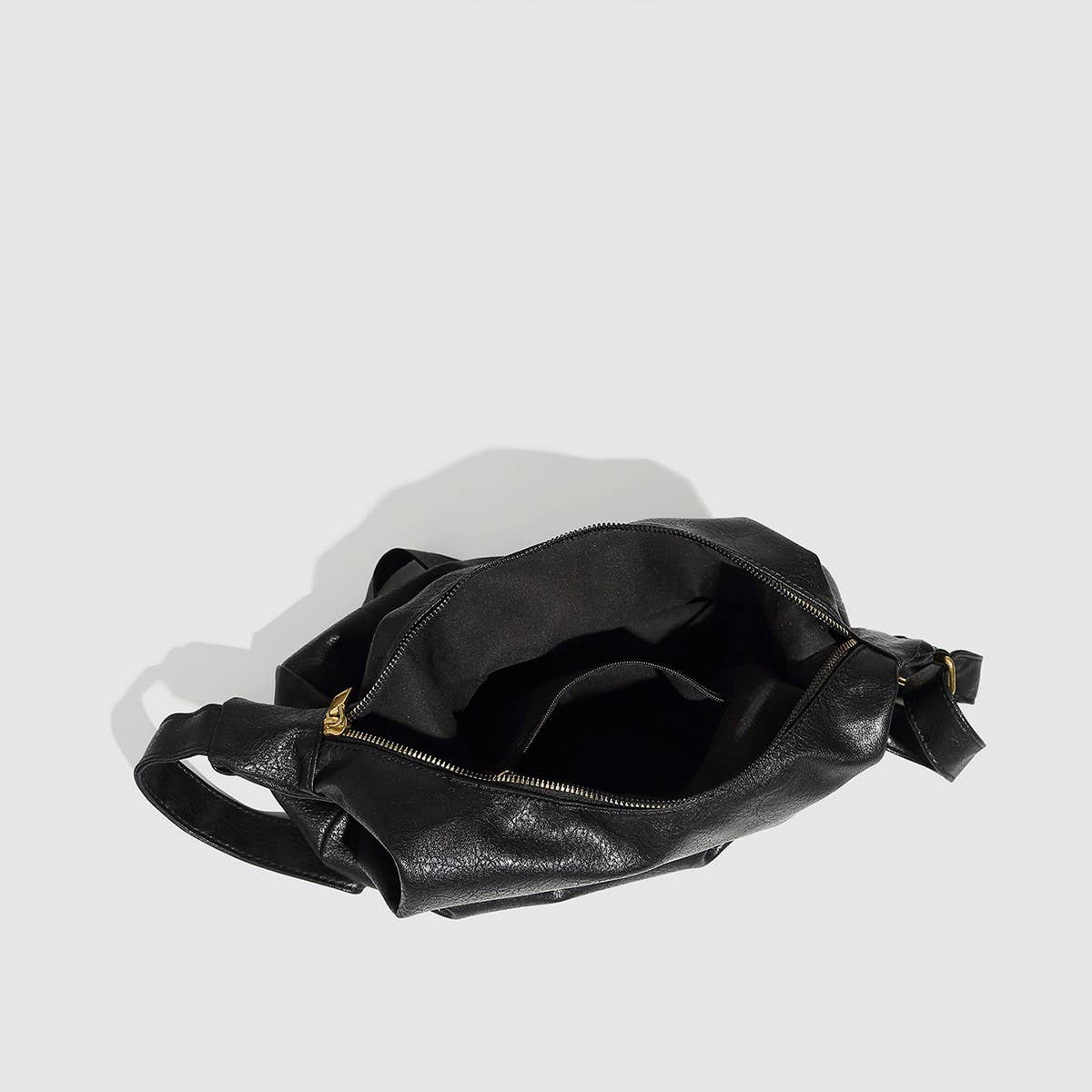 Large Red Soft Tote Bucket Bag for Women_CWAB5707