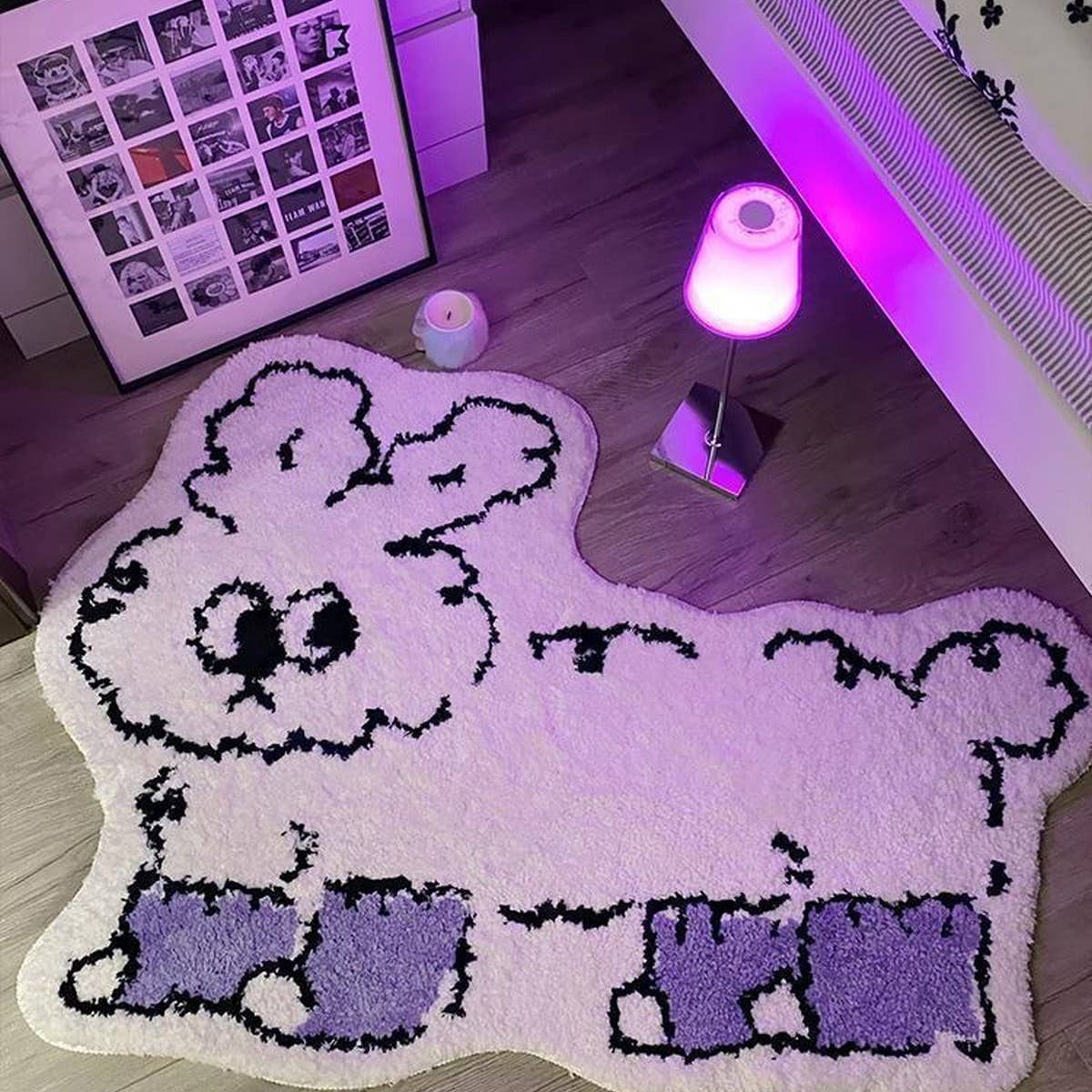 Cute Animal Rug, Cozy Cat-Lover Floor Mat