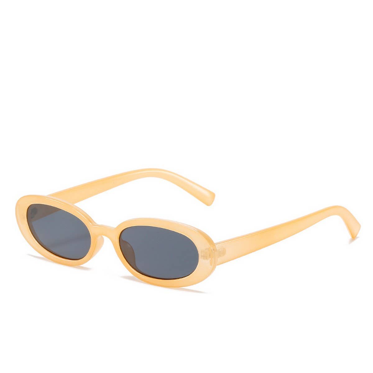 OVAL HIP-HOP RETRO SMALL-FRAME SUNGLASSES WOMEN_CWASG0249