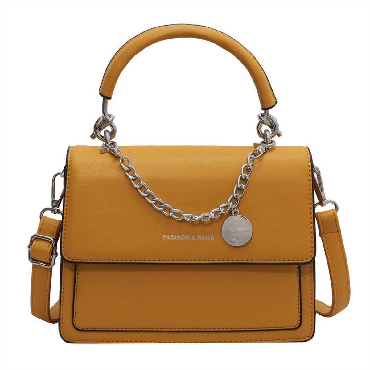 WOMEN CHAIN SHOULDER CROSSBODY SMALL SQUARE BAG_CWAB1548