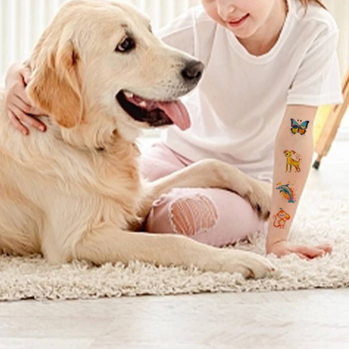 Forest Animal Tattoo Stickers Waterproof