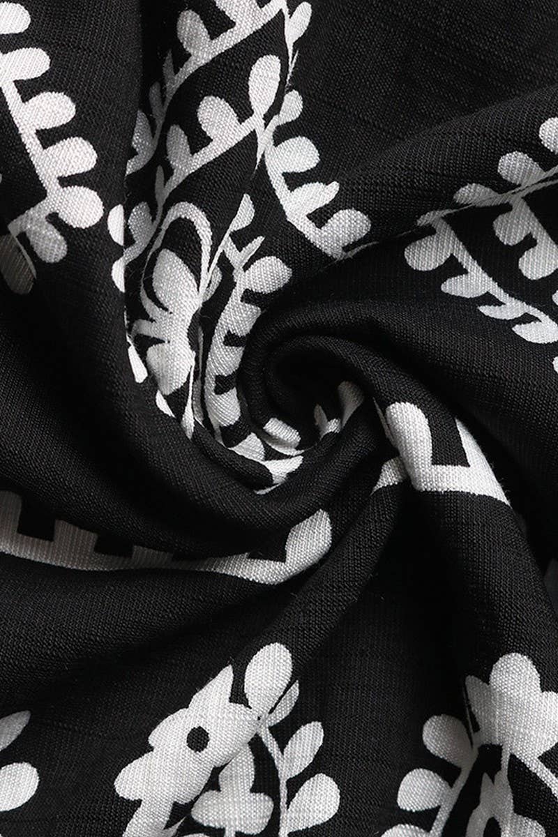 CWDMD5316_CASUAL VACATION SLEEVELESS FLORAL PRINT DRESS