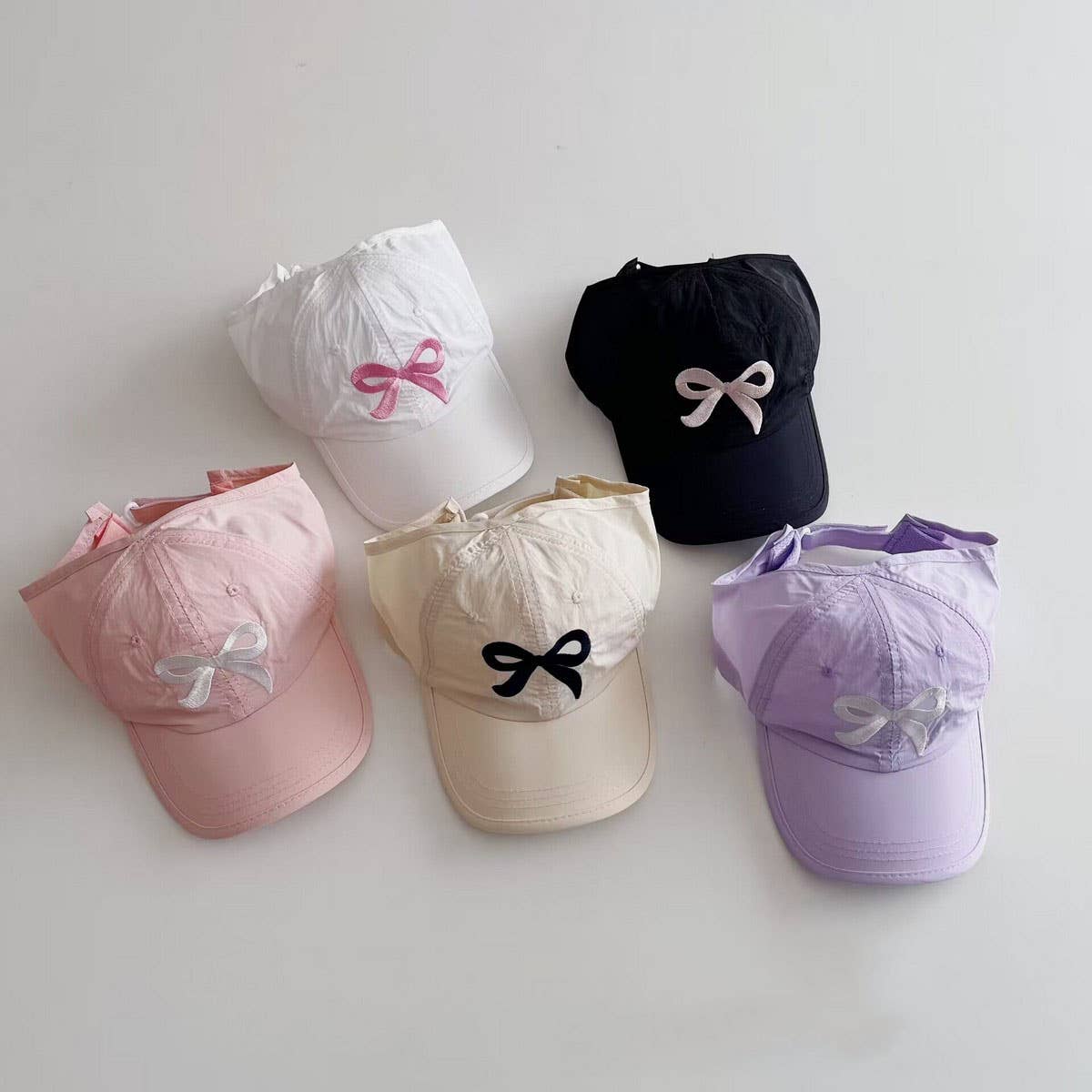 Children's Butterfly Bow Summer Hat for Girls CWAH2886