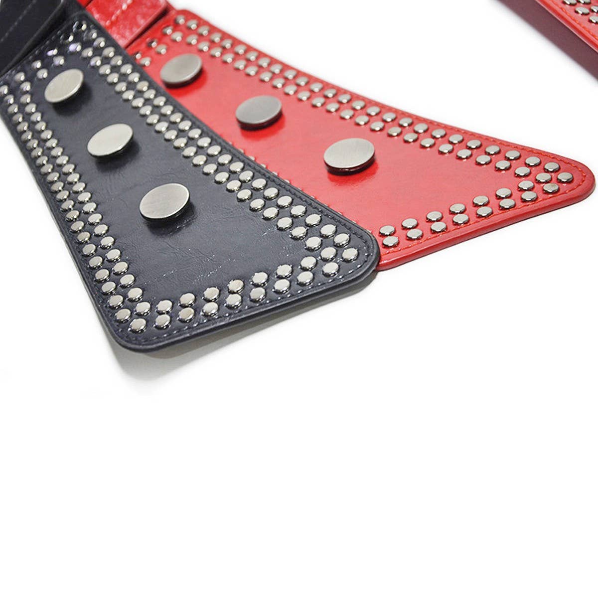 WOMEN'S RIVET RETRO DIAGONAL GIRDLE_CWABE0485