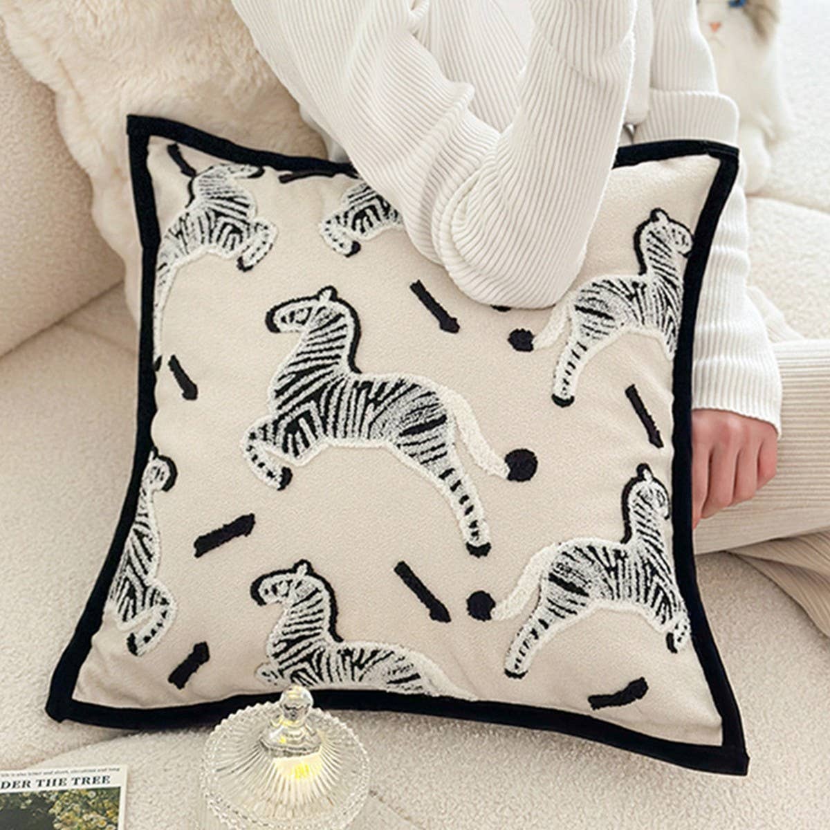 Chenille Luxe Throw Pillow Cover for Sofa/Bed_CWMM7690