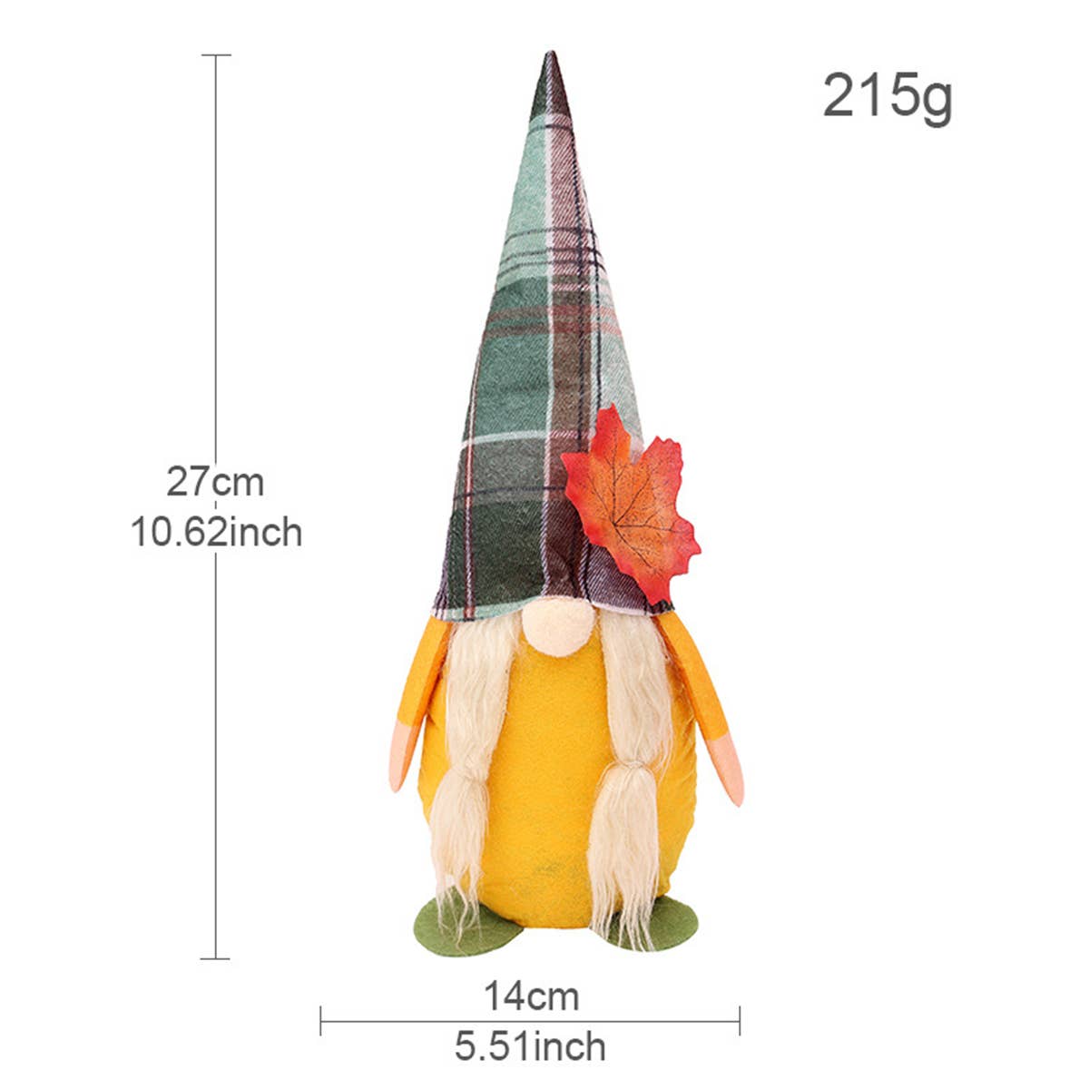 CWMM9531_HARVEST FESTIVAL RUDOLPH STANDING DOLL ORNAMENT