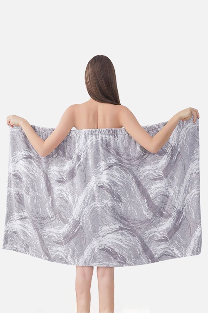 CWMM8292_QUICK-DRYING WEARABLE JACQUARD BATH SKIRT