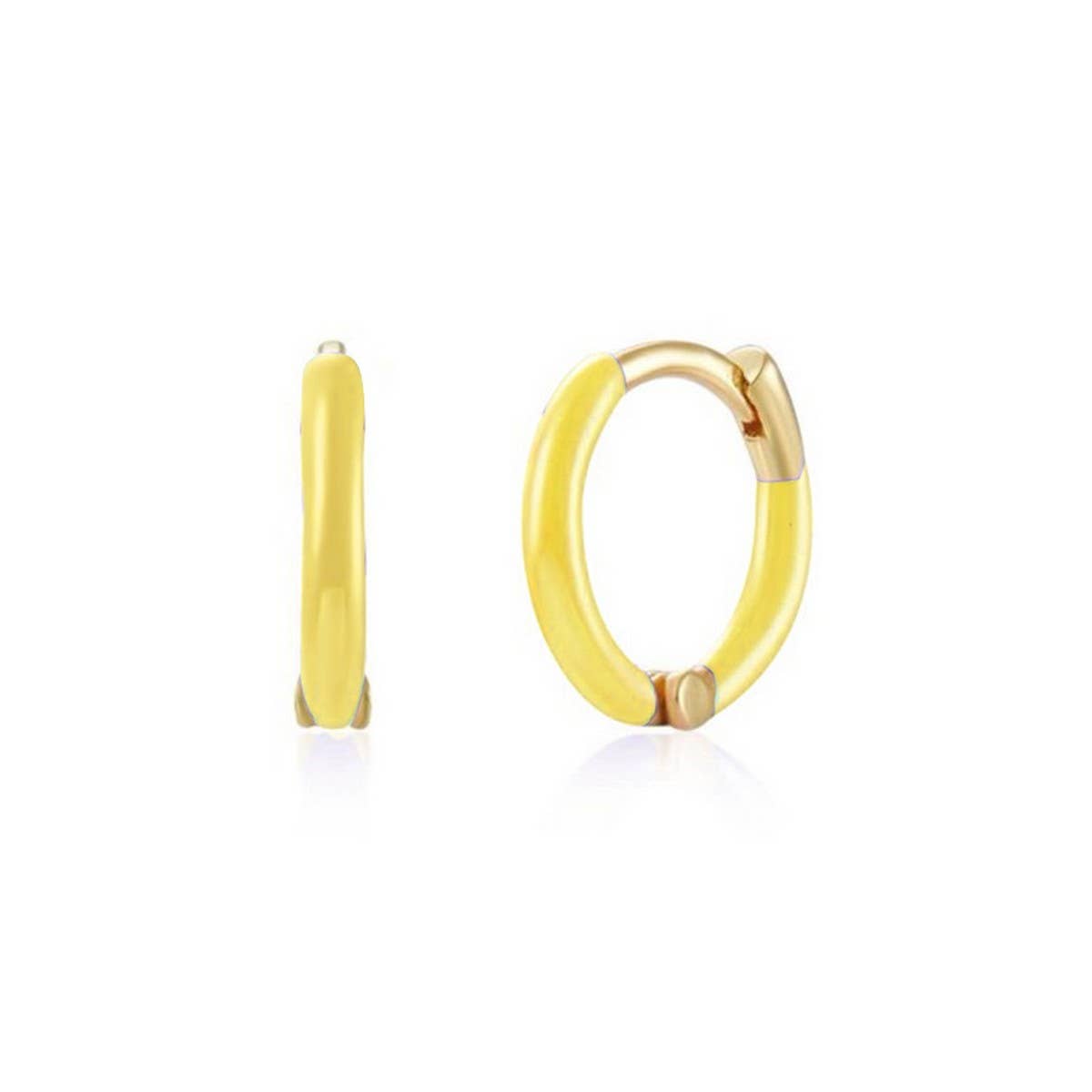 ROUND HANDMADE OIL DROP FASHION EARRINGS