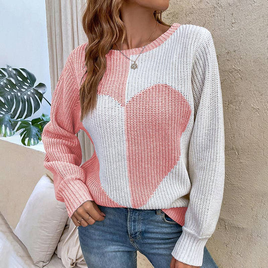 KNIT SWEATER WITH MATCHING LOVE LANTERN SLEEVES