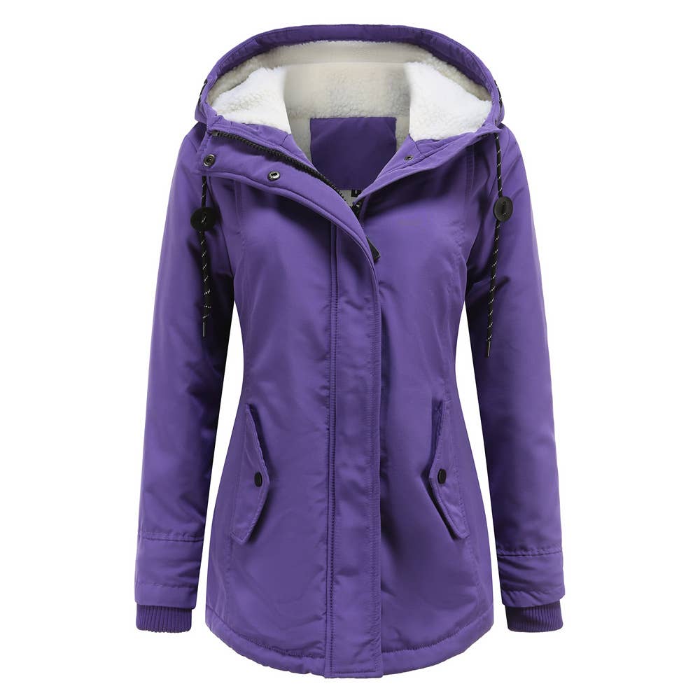 LAMB WOOL PADDED JACKET WOMEN'S PADDED JACKET