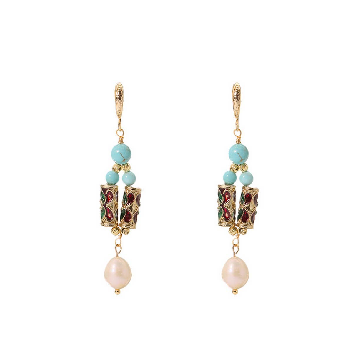 HIGH-END VINTAGE PEARL EARRINGS FOR WOMEN