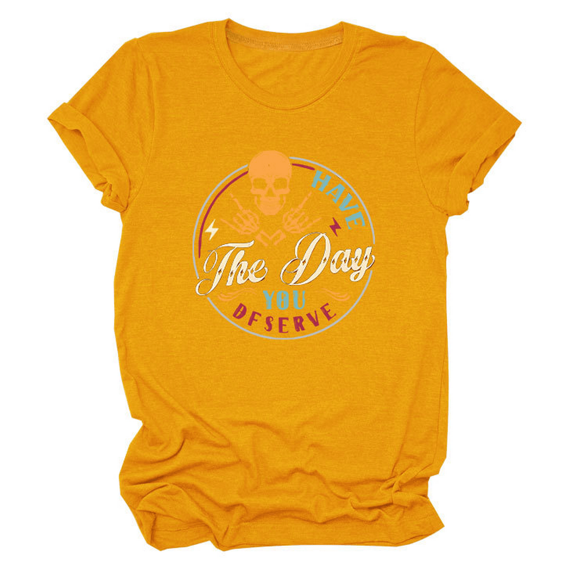 Loose Fit Crew Neck Tee ??Women?™s Casual Wear_CWTTS1529