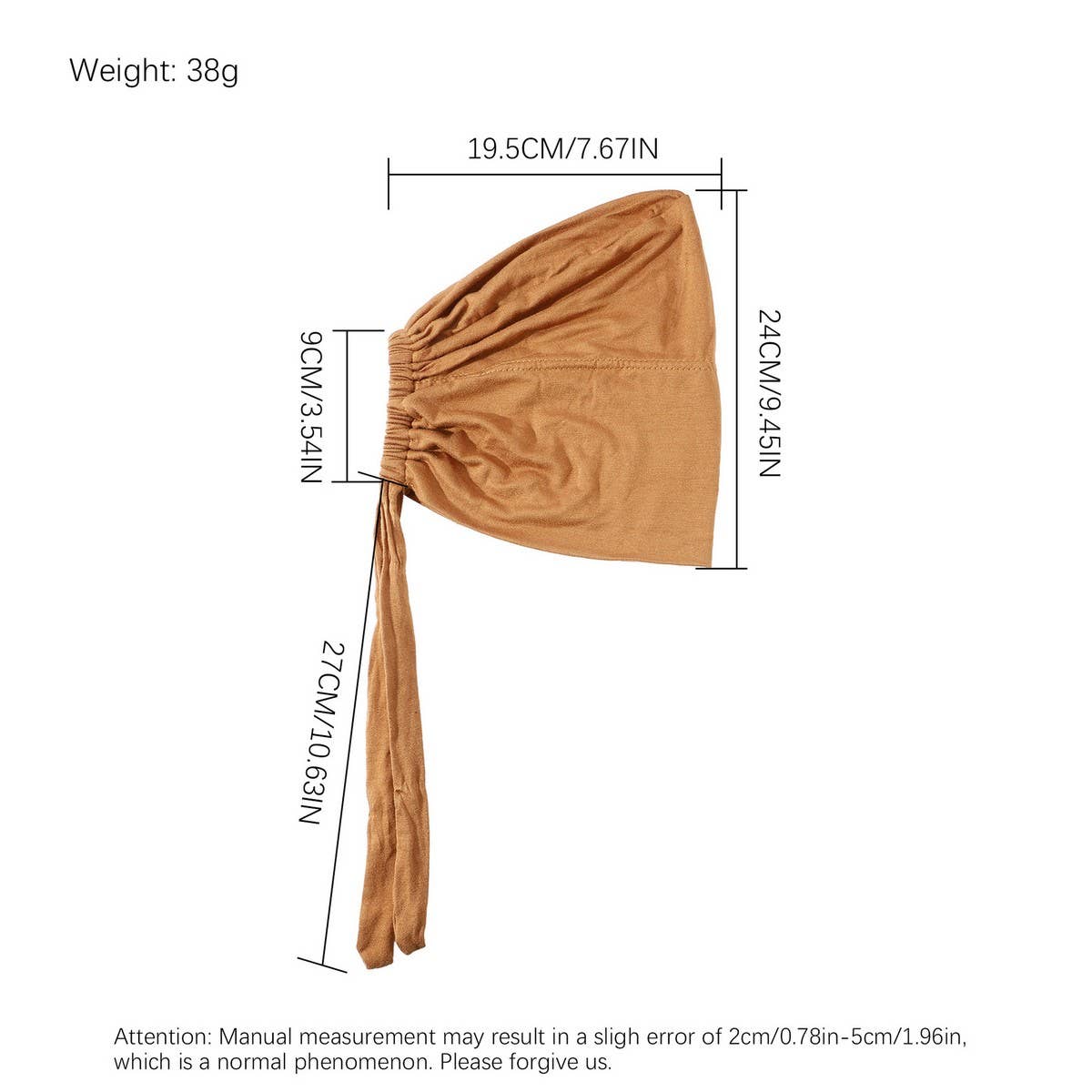 ADJUSTABLE TIBETAN HAIR ETHNIC HEADSCARF_CWASC2414