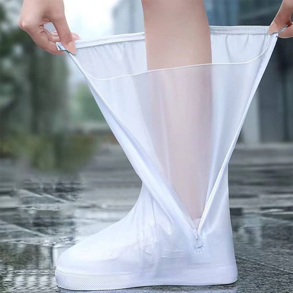 CWMM8437_THICKENED WATERPROOF AND WEAR-RESISTANT HIGH BOOTS