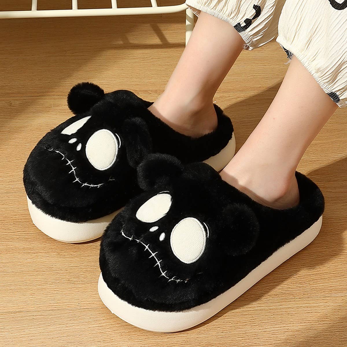 HALLOWEEN SLIPPERS CARTOON ANIMAL HOUSE SLIPPERS