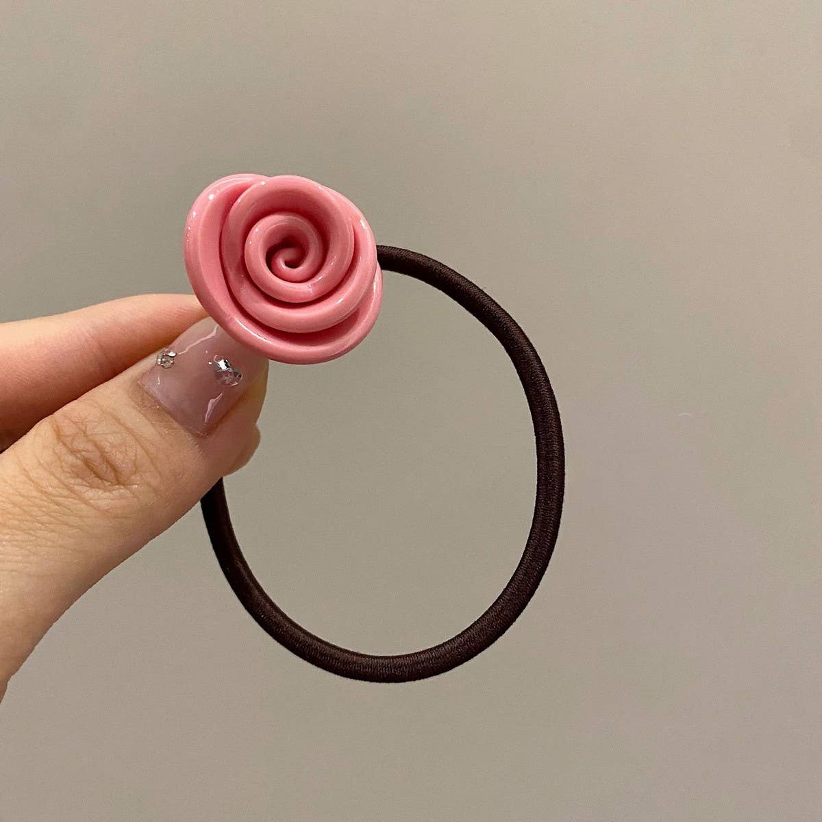 SWEET AND SIMPLE HEADBAND WITH ROSE FLOWERS_CWAHA1291