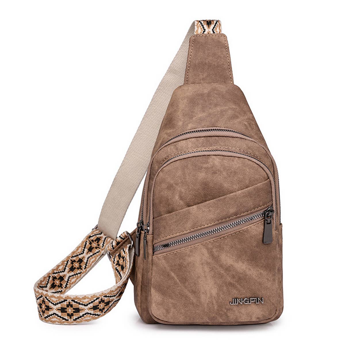 SIMPLE LIGHTWEIGHT SPORTS SHOULDER MESSENGER BAG_CWAB2712