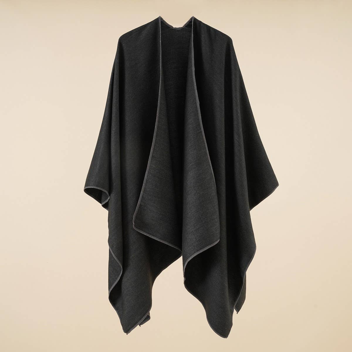 WARM CAPE SIMPLE SOLID COLOR FASHIONABLE SHAWL