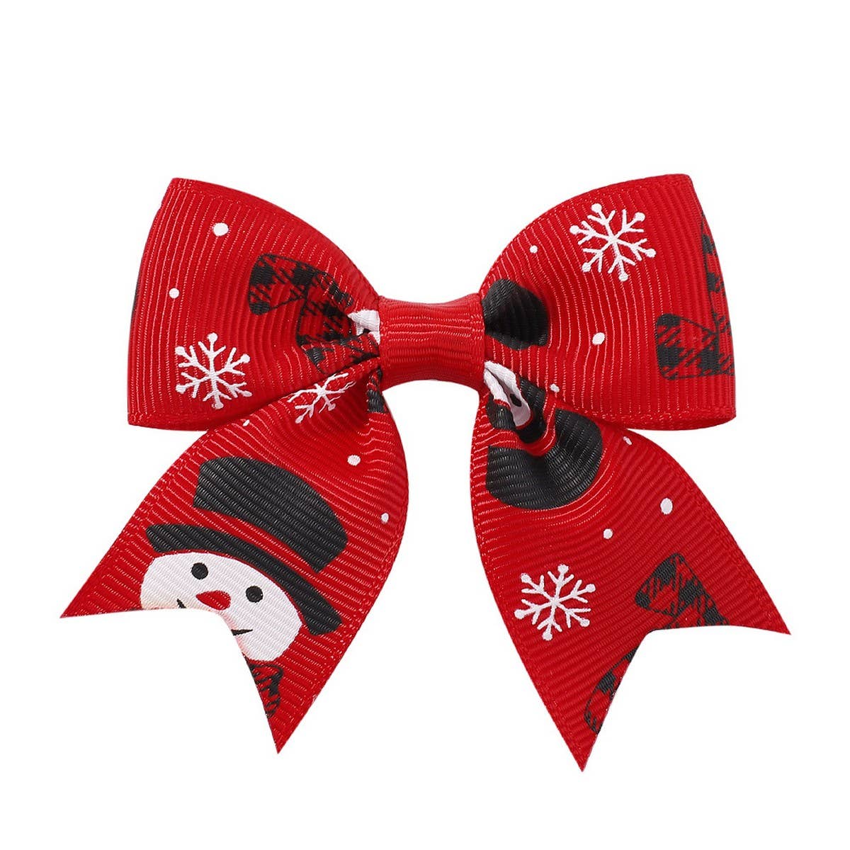 Girls¡¯ Xmas Hair Clip with Reindeer & Snow