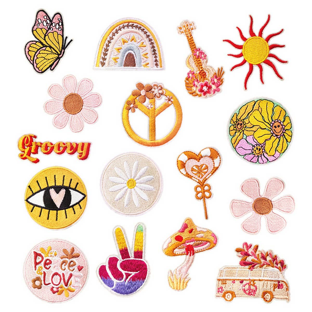 NEW FASHION CARTOON FLORAL CLOTH PATCHES