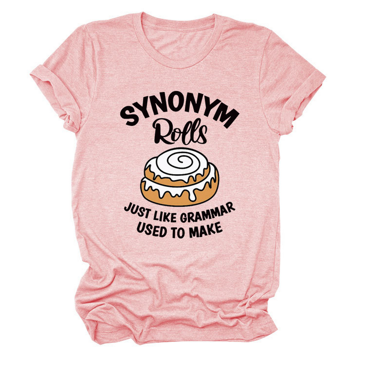 Loose Fit Women¡¯s T-Shirt with Cute Graphic