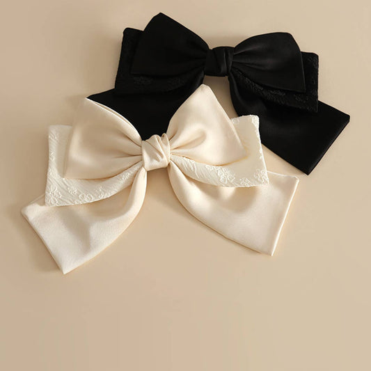 SIMPLE AND HIGH-END BIG BOW HAIRPIN