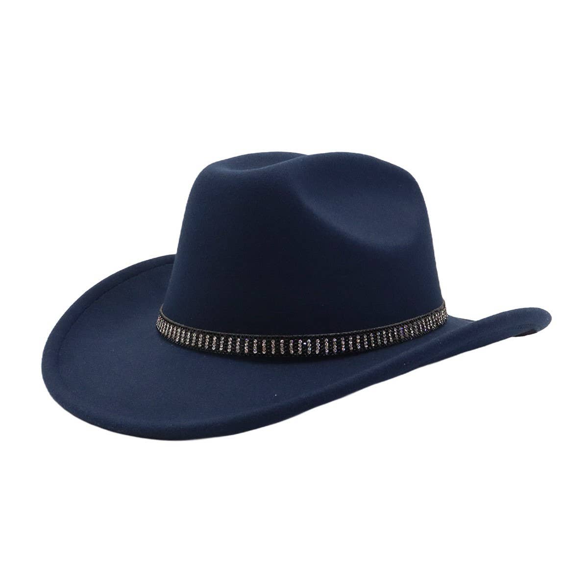 Western Cowboy Fedora Hat for Couples_CWAH04412
