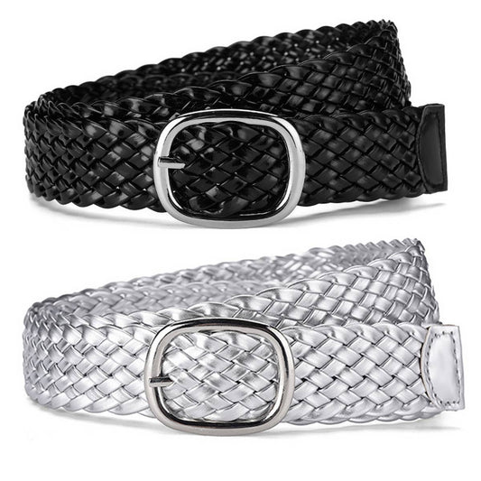 WOMEN NEW STYLE BUCKLE PU PATENT LEATHER BELT_CWABE0594