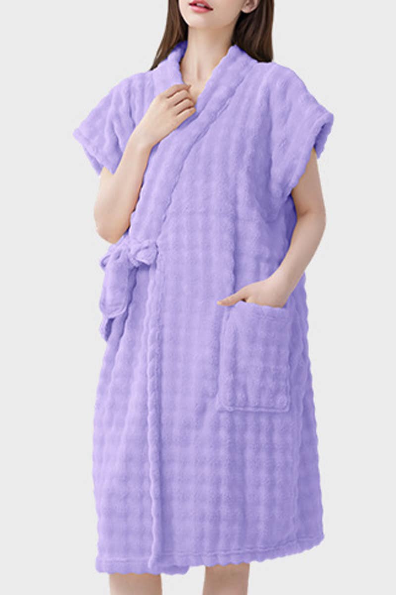 CWMM8290_SUMMER BUBBLE FLEECE WEARABLE BATH TOWEL