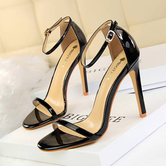 FASHION OPEN TOE WORD SANDALS HIGH HEELS_CWSHH0034