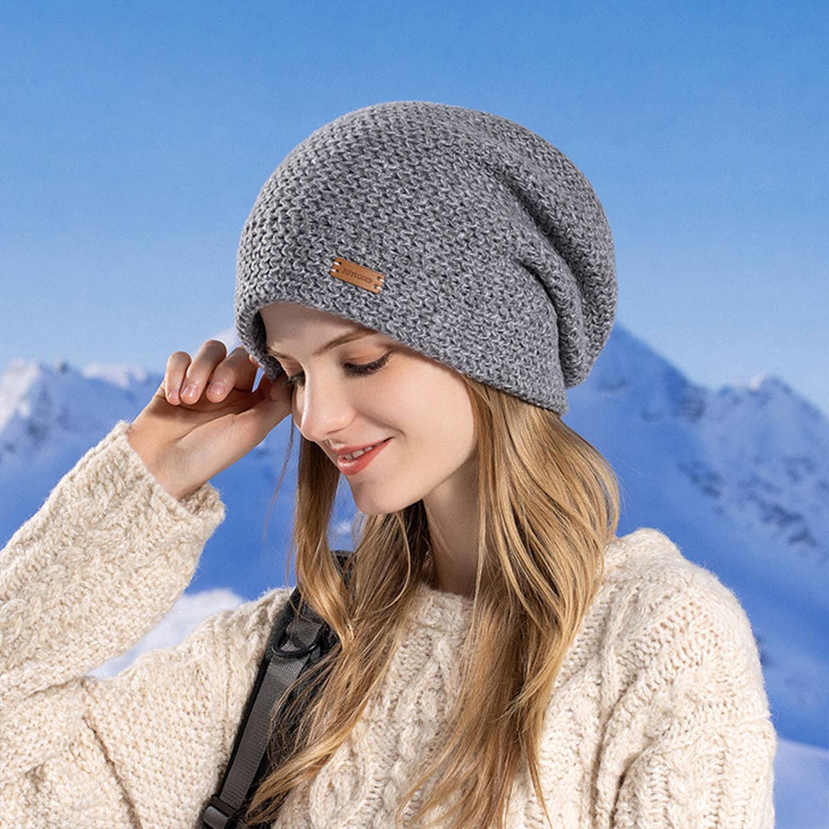 WINTER WARM EARMUFFS HAT AND SCARF SET