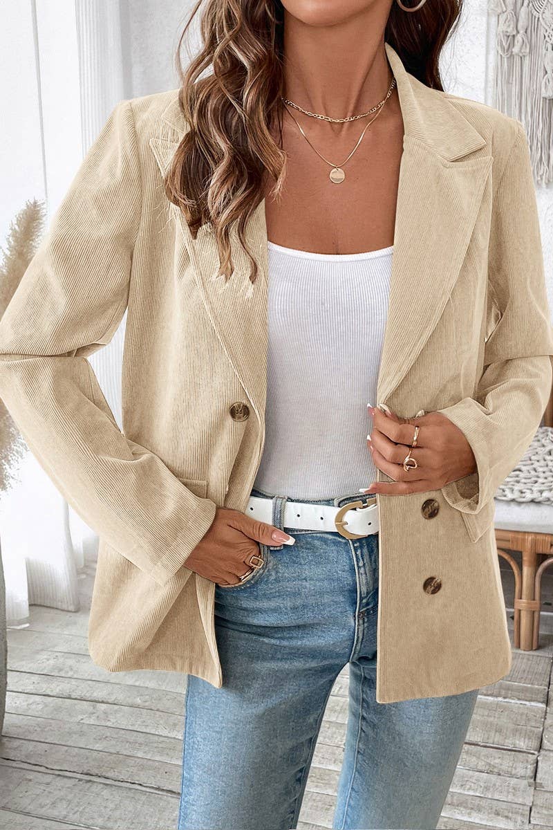 CWOCO00164_SOLID CORDUROY CASUAL BLAZER JACKET