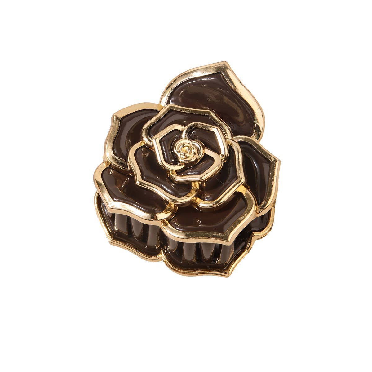 Sweet Rose Flower Hair Claw ? Small & Elegant