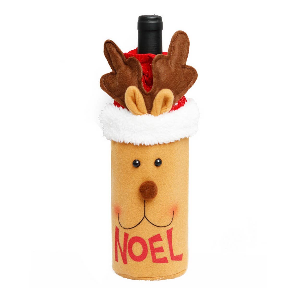Santa Claus Wine Bottle Cover for Christmas_CWAJE05401