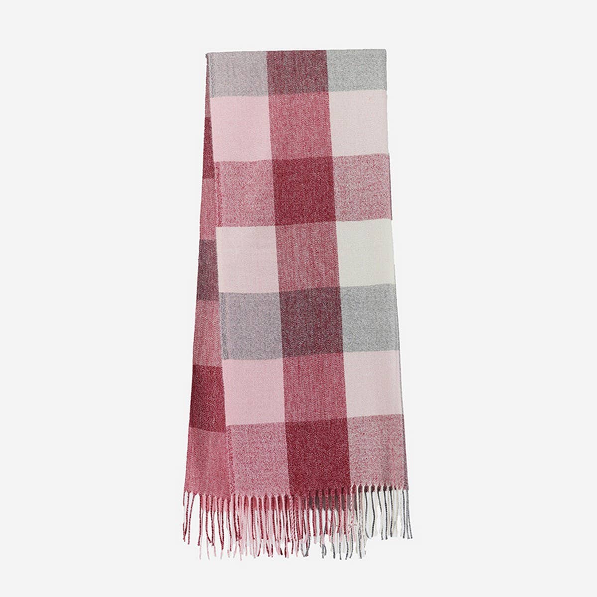 Plaid Scarf - Unisex Thick Warm Winter Shawl_CWASC1096