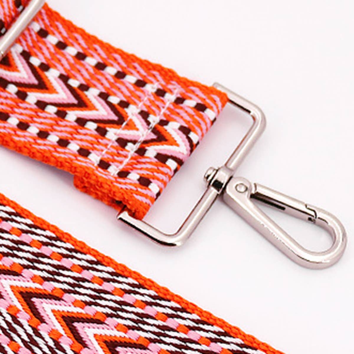 GEOMETRIC PATTERN COLORFUL BAG STRAPS