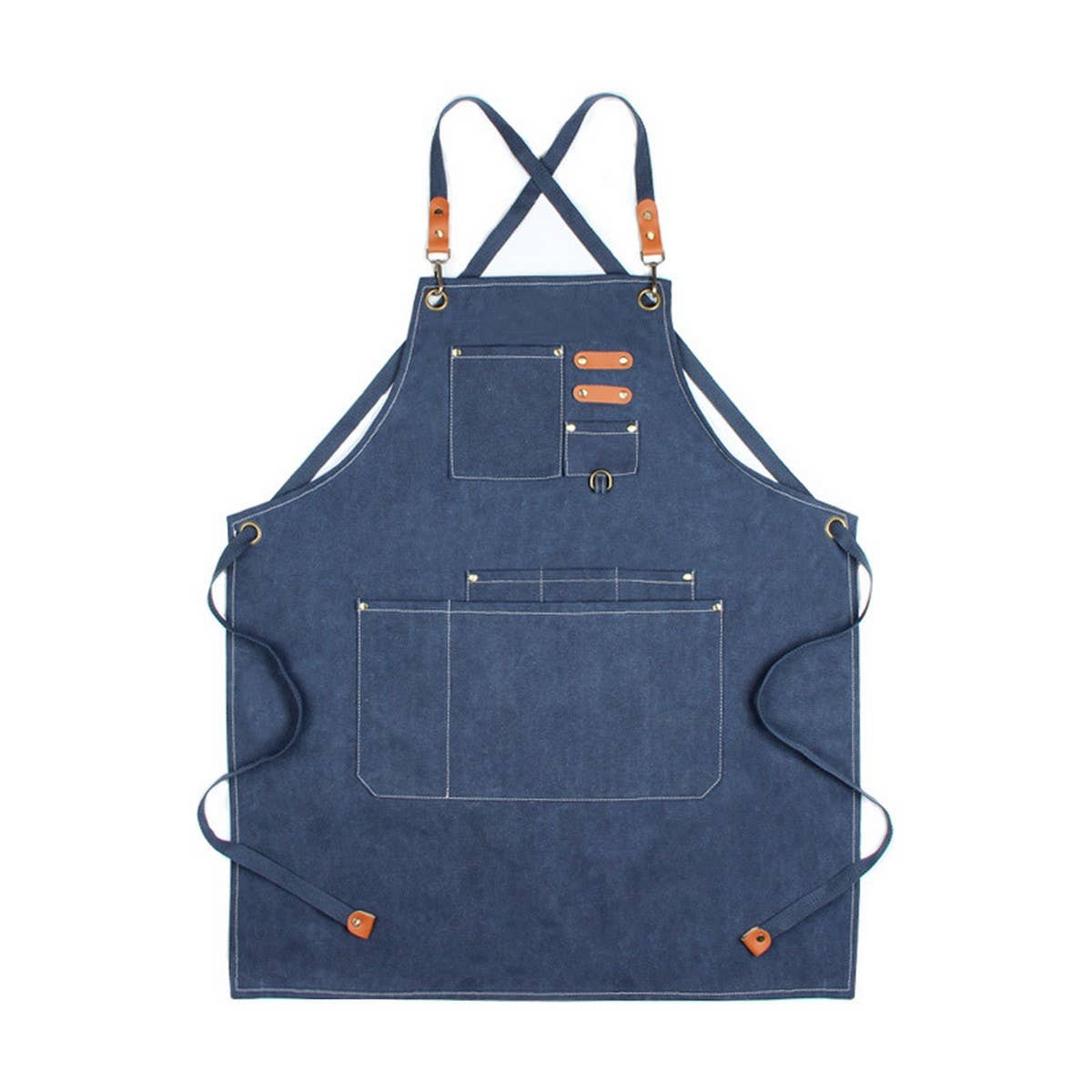 CWAB3995_THICK COTTON CANVAS STAIN-RESISTANT WORK APRON