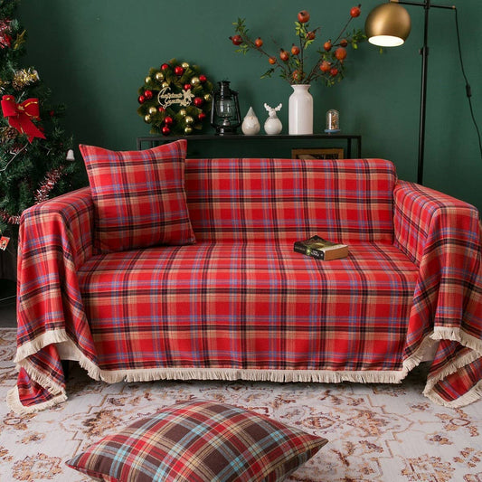 CHRISTMAS RETRO MULTIFUNCTIONAL SOFA THROW