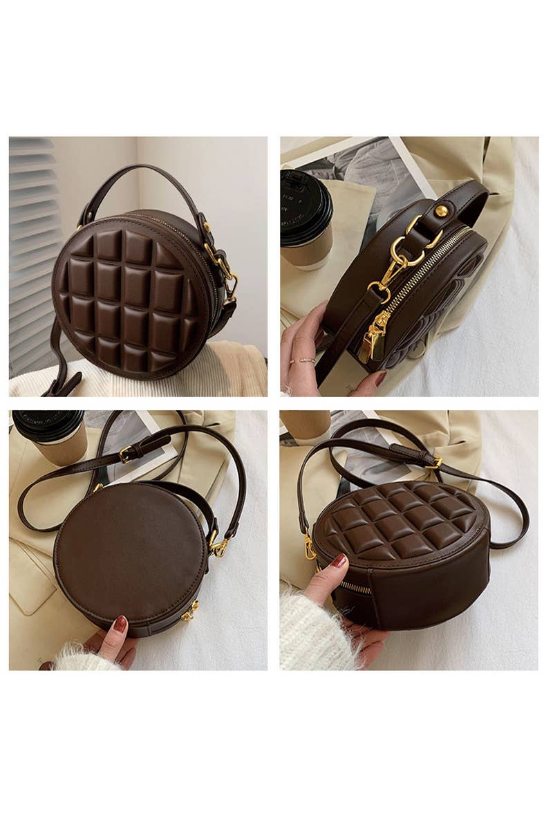 WAFFLE LOUND CROSS BODY BAG_CUAB0087