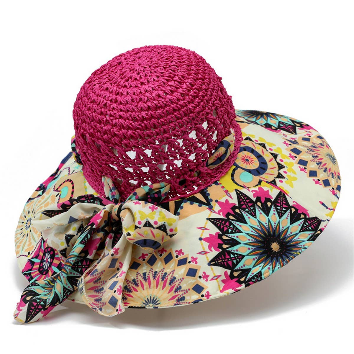 BOHEMIAN STYLE BEACH SUN HAT_CWAH1452