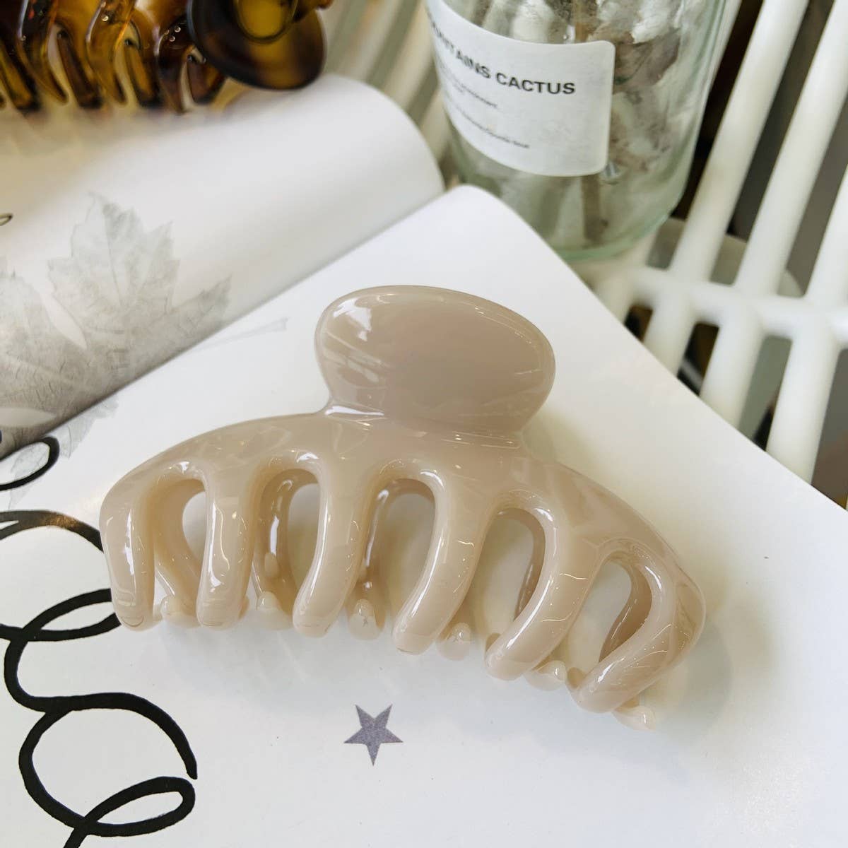 CWAHA1514_EXQUISITE SIMPLE LARGE HAIR CLAW CLIP