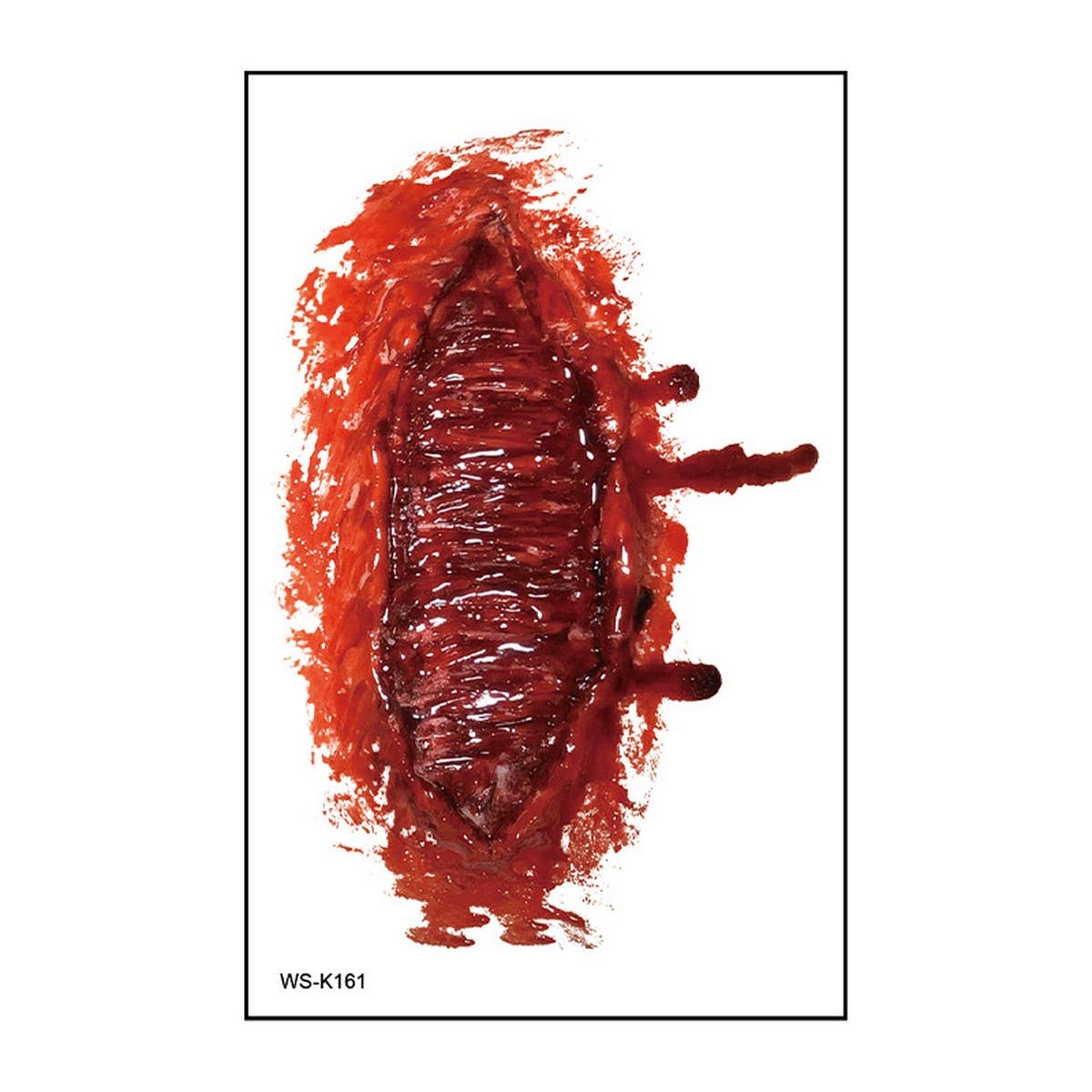 Halloween Scar Tattoos ? Bloody Wound Stickers