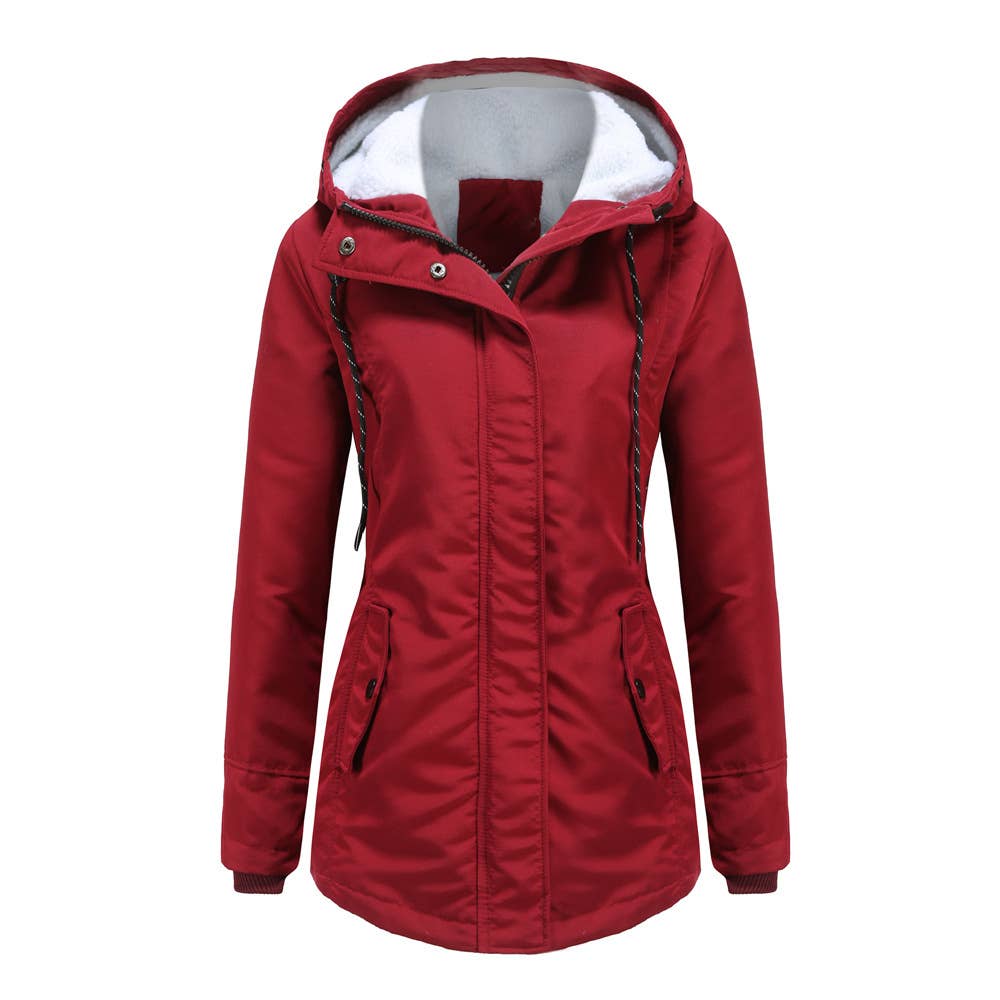 LAMB WOOL PADDED JACKET WOMEN'S PADDED JACKET